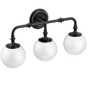 ✨Moen Colinet Black Triple Lighting Fixture✨